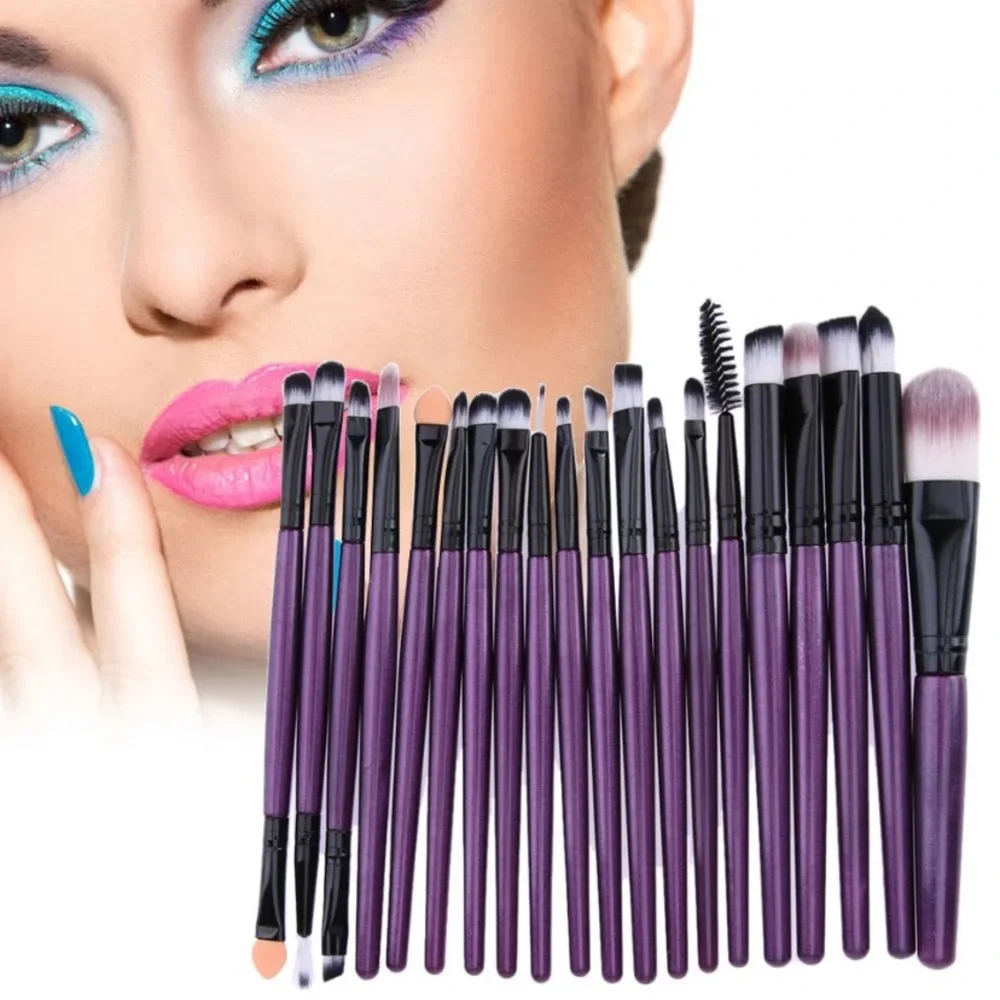 2 sets of Eye Makeup Brushes Tool Set Eye Shadow Foundation eyeliner blush NEW